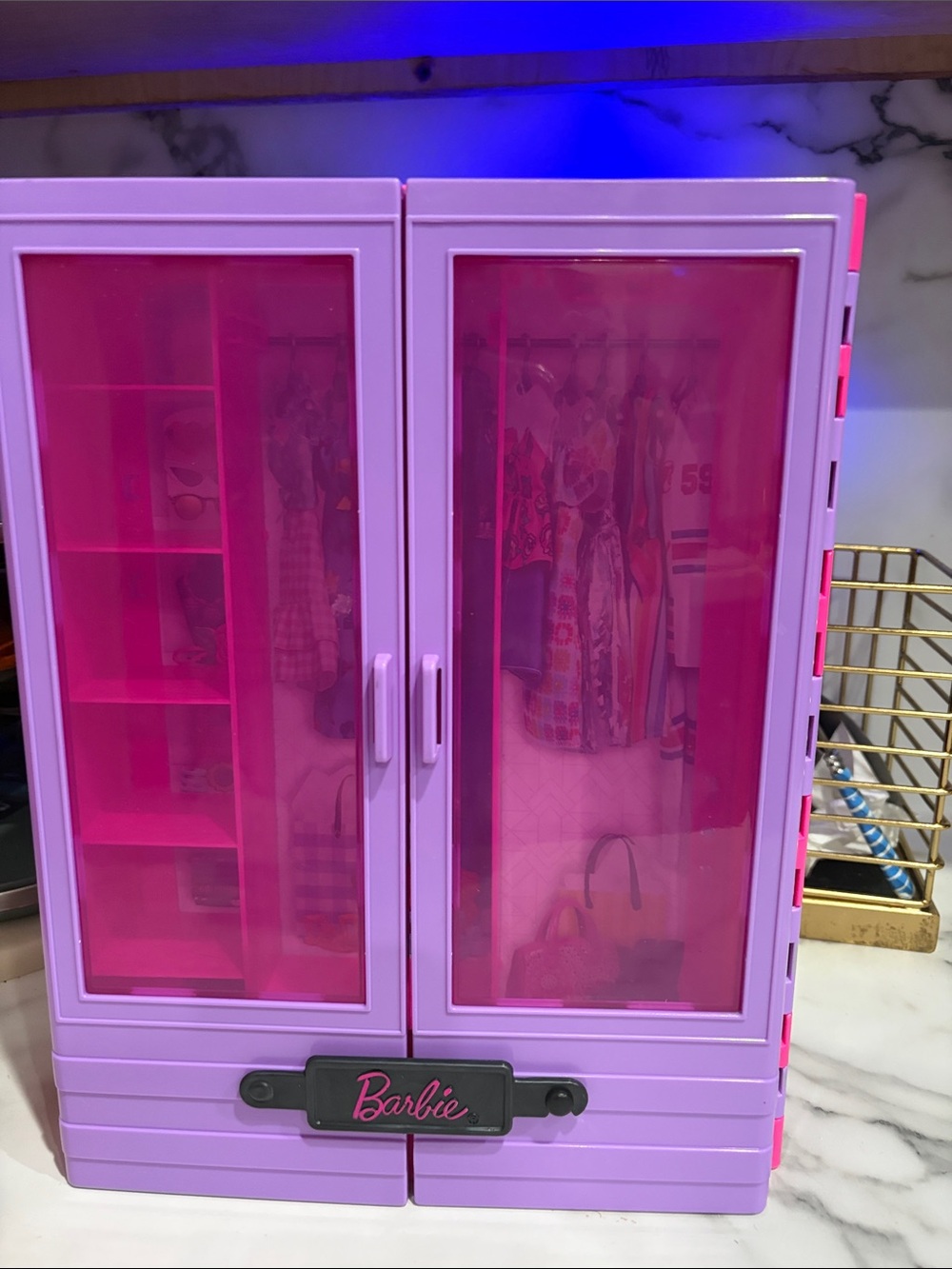 Barbie Purple and Hot Pink Closet Playset